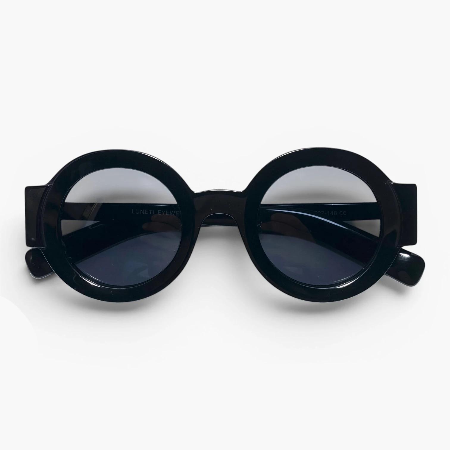 Lunettes rondes Luneti Nora couleur Midnight Ink - monture pliée
