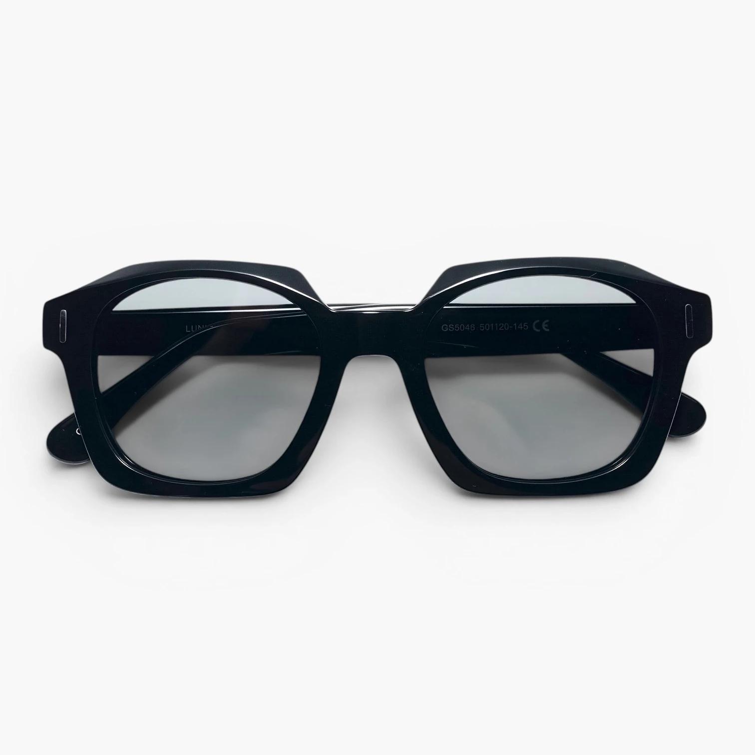 Lunettes géométriques Luneti Nova couleur Lacker Black - monture pliée